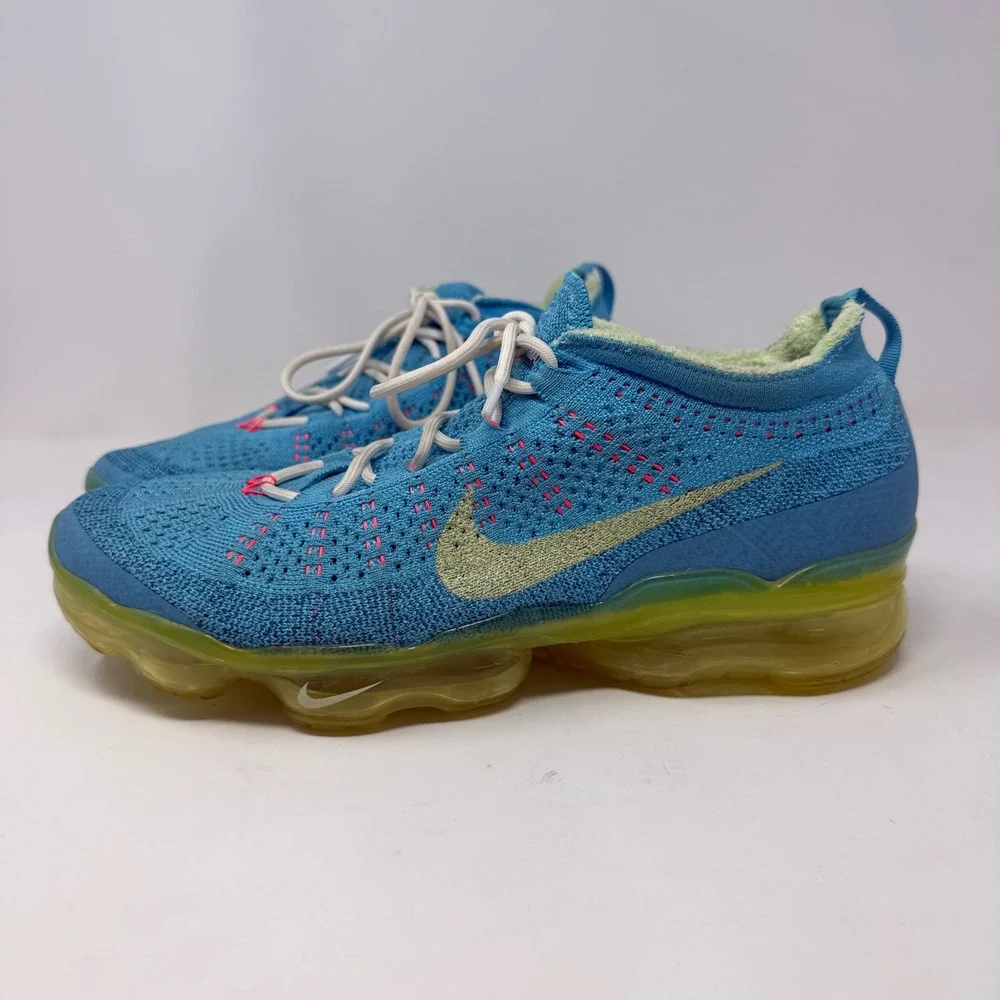 Nike Air VaporMax 2023 Flyknit Baltic Blue Citron Tint DV1678-400 Mens 11.5